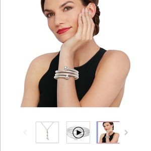 NWT Ross Simmons sterling silver flex necklace